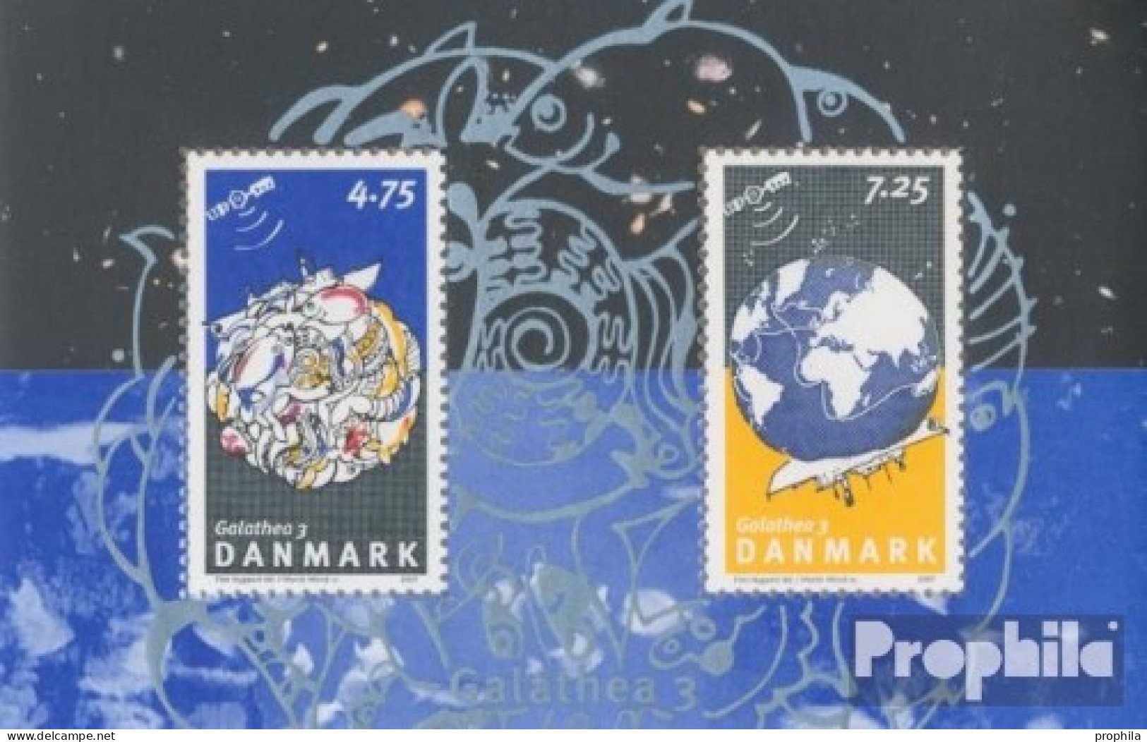 Dänemark Block30 (kompl.Ausg.) Postfrisch 2007 Galathea - Unused Stamps