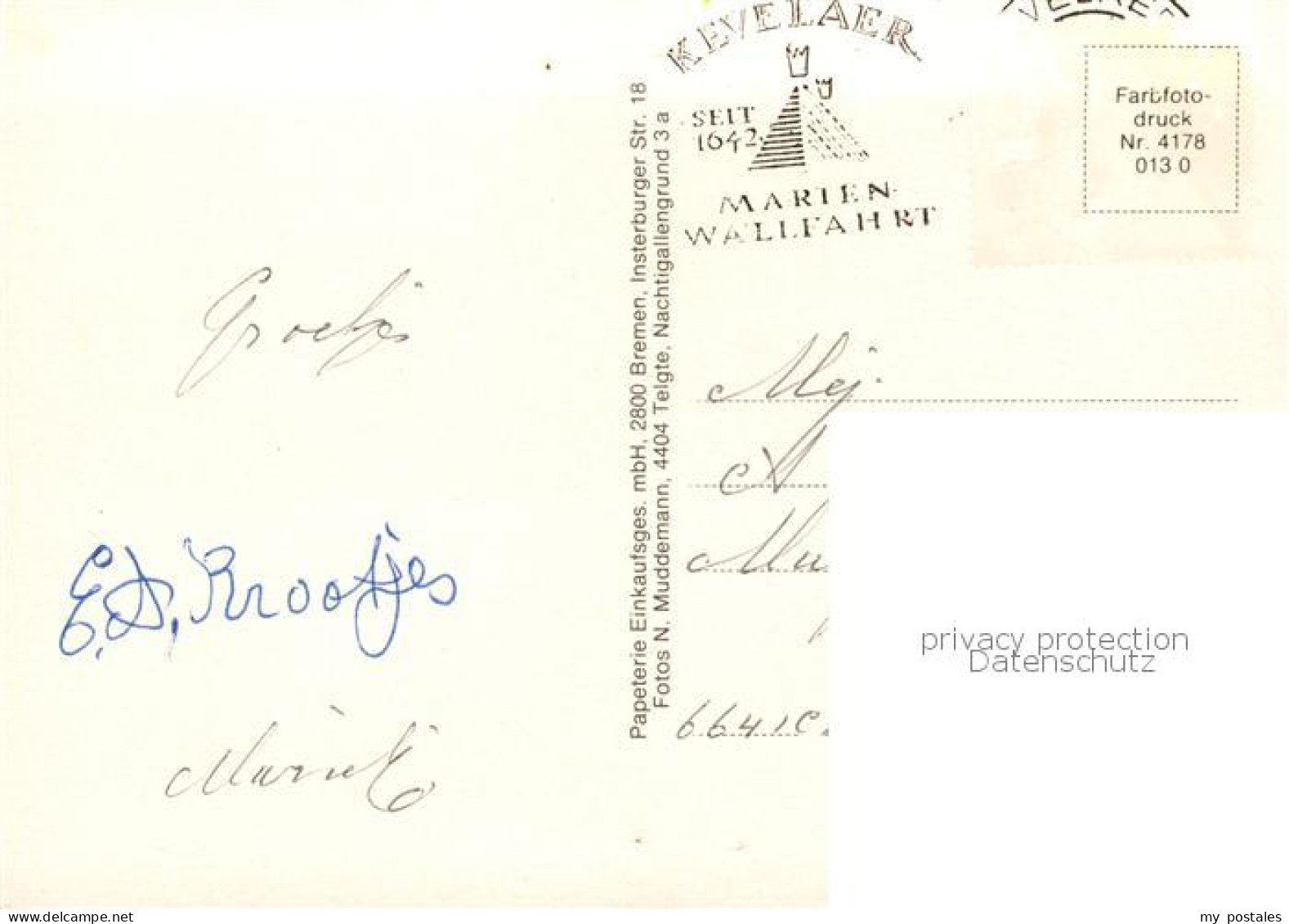 73813189 Kevelaer Rathaus Schloss Wissen Jugendherberge Marien Hospital Provizia - Kevelaer