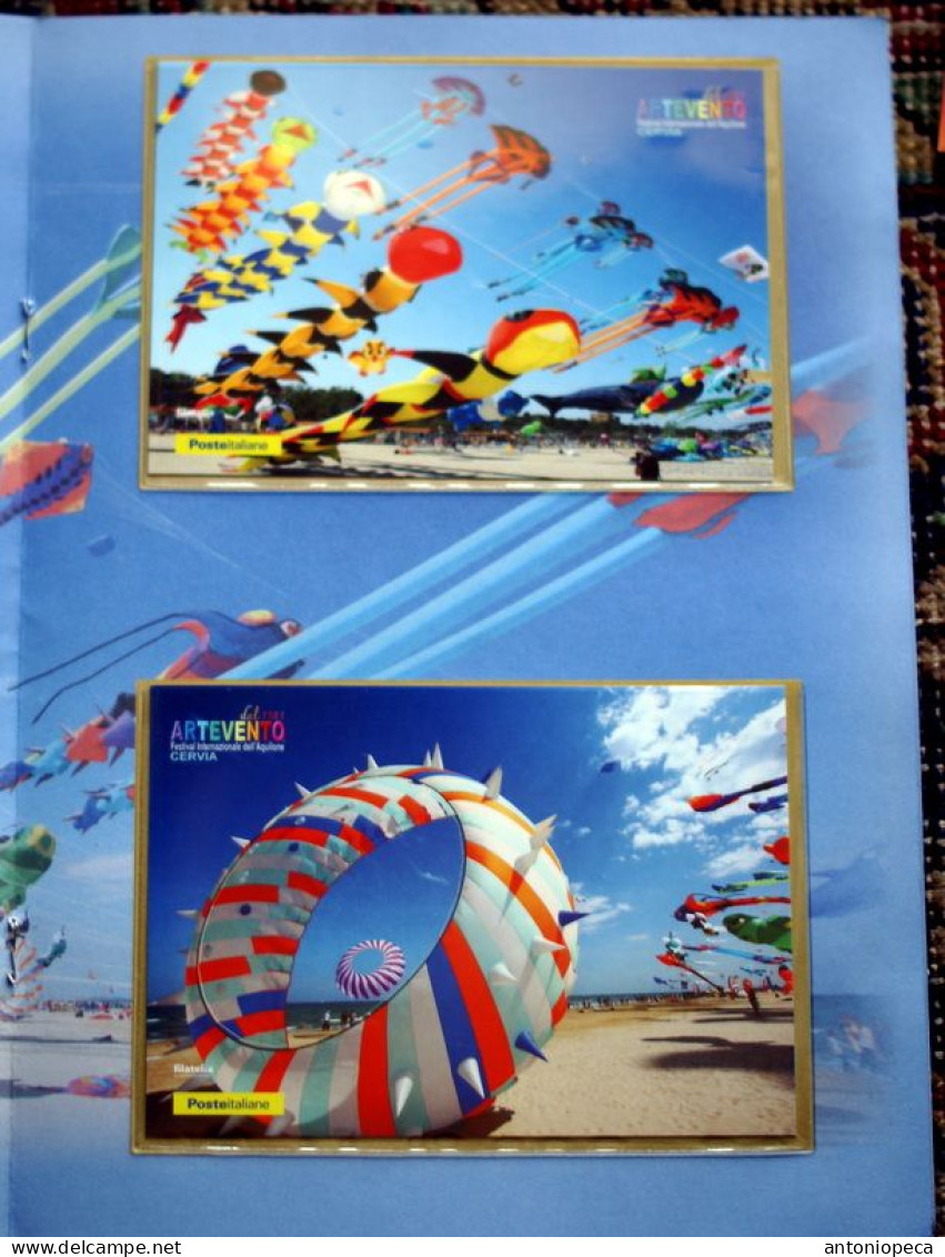 ALBUM CARTOLINE "FESTIVAL INTERNAZIONALE AQUILONI CERVIA 2022" DI POSTE ITALIANE