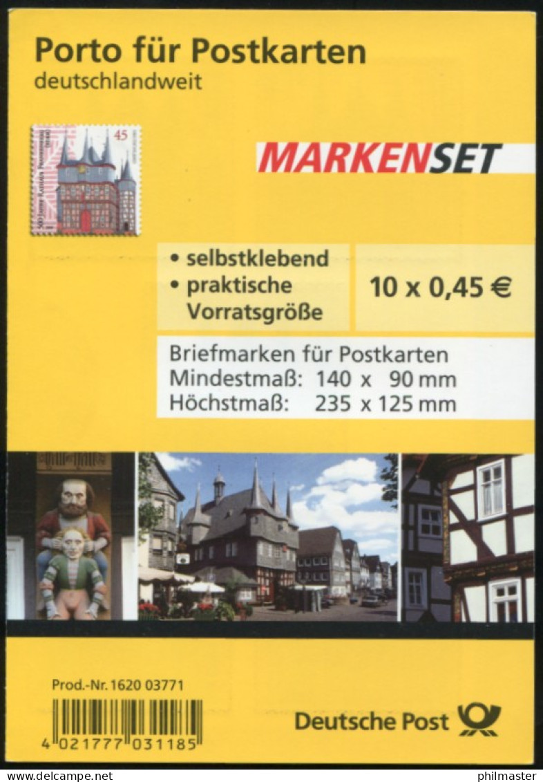 78 MH Frankenberg/Eder Sk - Erstverwendunsstempel Bonn 2.1.2009 - 2001-2010