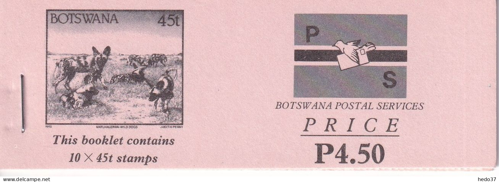 Bostwana N°672 - Lycaons - Carnet De 10 Ex. - Neuf ** Sans Charnière - TB - Botswana (1966-...)