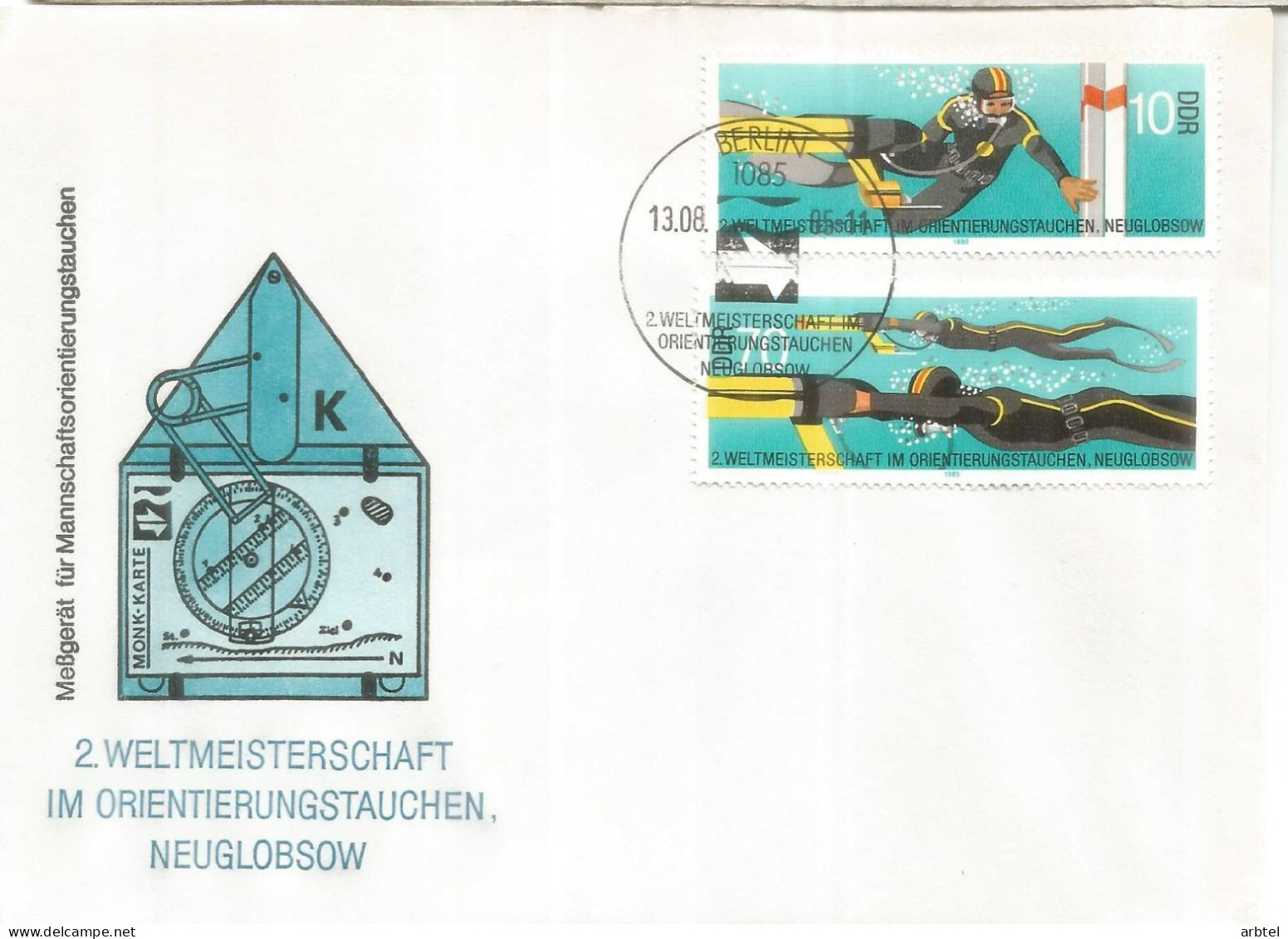 ALEMANIA DDR BERLIN BUCEO DIVE NATACION SWIMMING - Nuoto