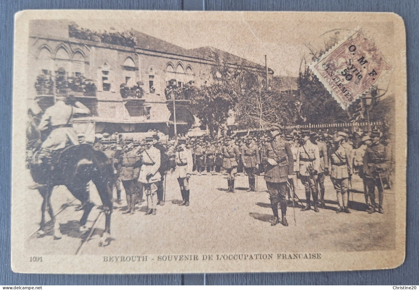 Syrie 1920 N°32 Ob Sur Carte Postale TB - Briefe U. Dokumente