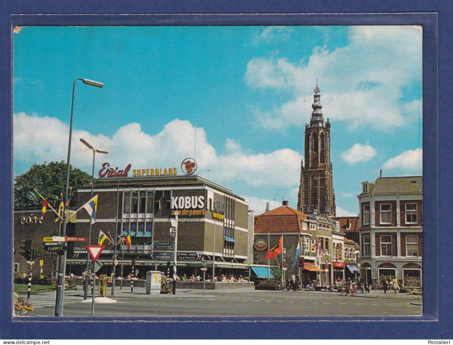 HOLLANDE - AMERSFOORT (Utrecht) - Stadsring Met Op Achtergrond Onze Lieve Vrouwe Toren - Amersfoort