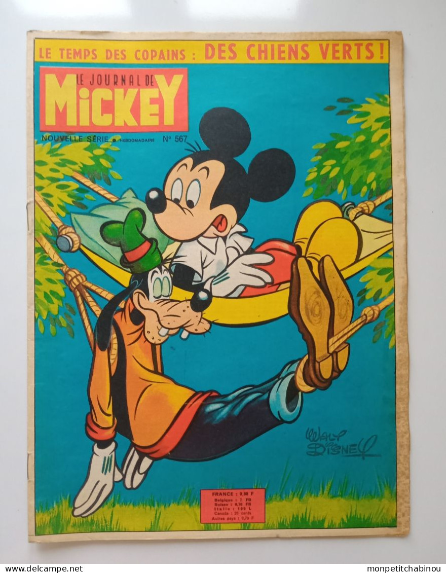 JOURNAL DE MICKEY N°567 (Mars 1963) - Disney