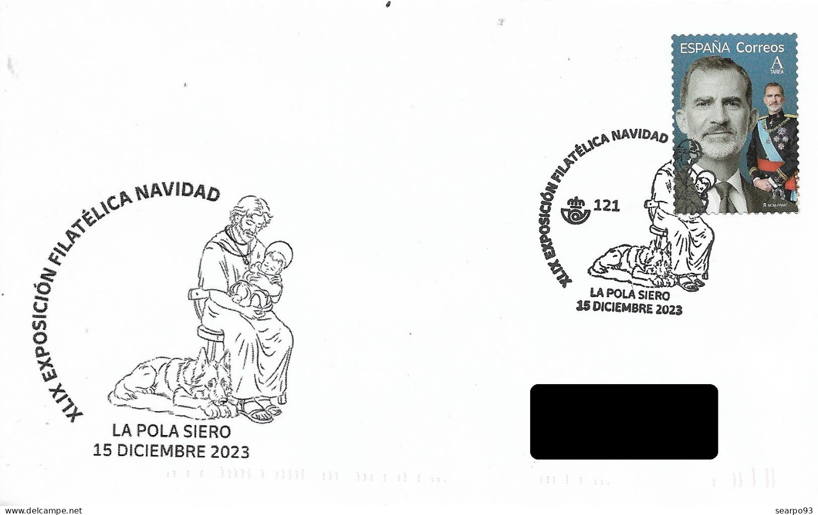 SPAIN. POSTMARK. CHRISTMAS. LA POLA DE SIERO (ASTURIAS). 2023 - Altri & Non Classificati