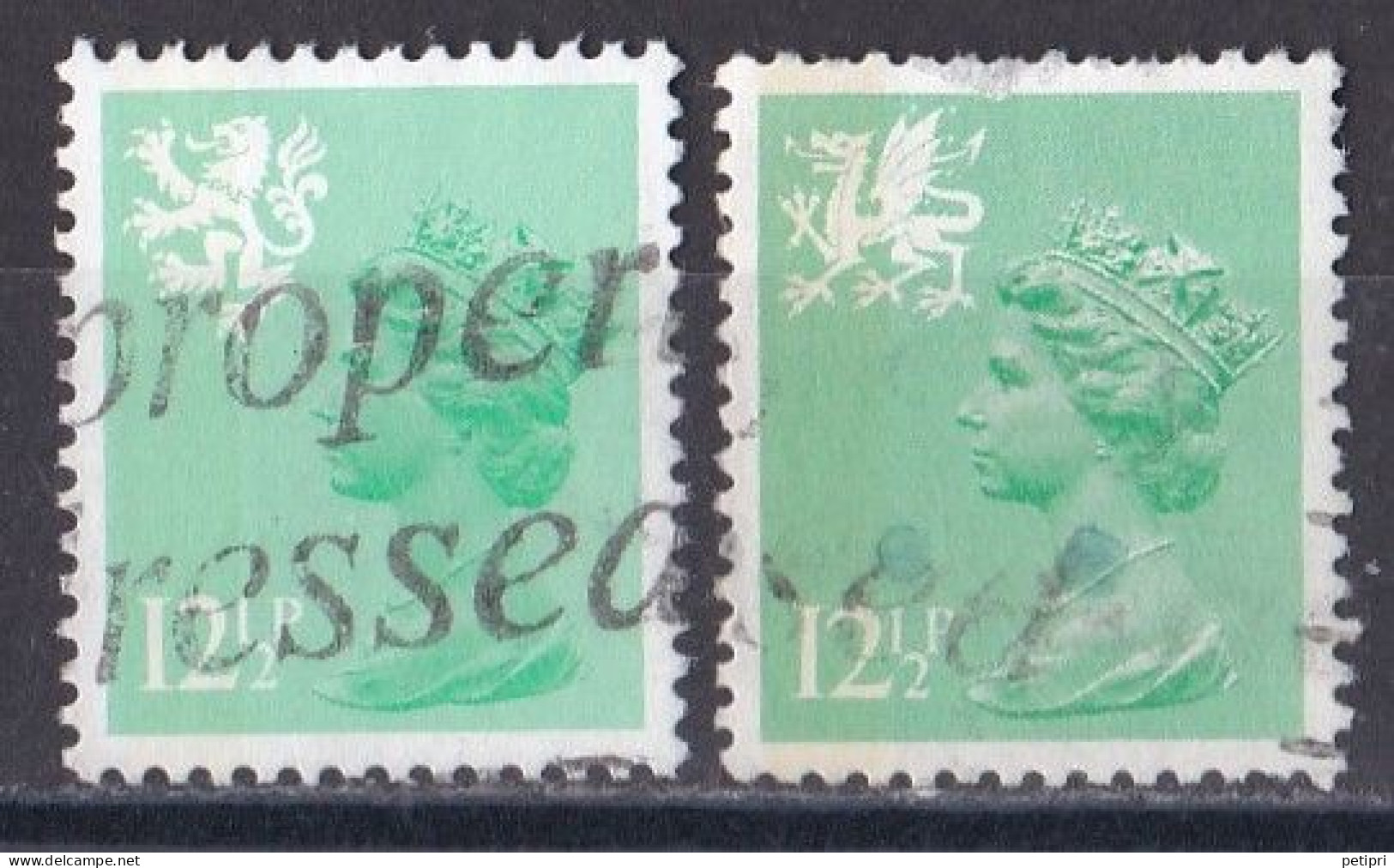 Grande Bretagne - 1981 - 1990 -  Elisabeth II -  Y&T N °  1027  Et  1029  Oblitérés - Used Stamps