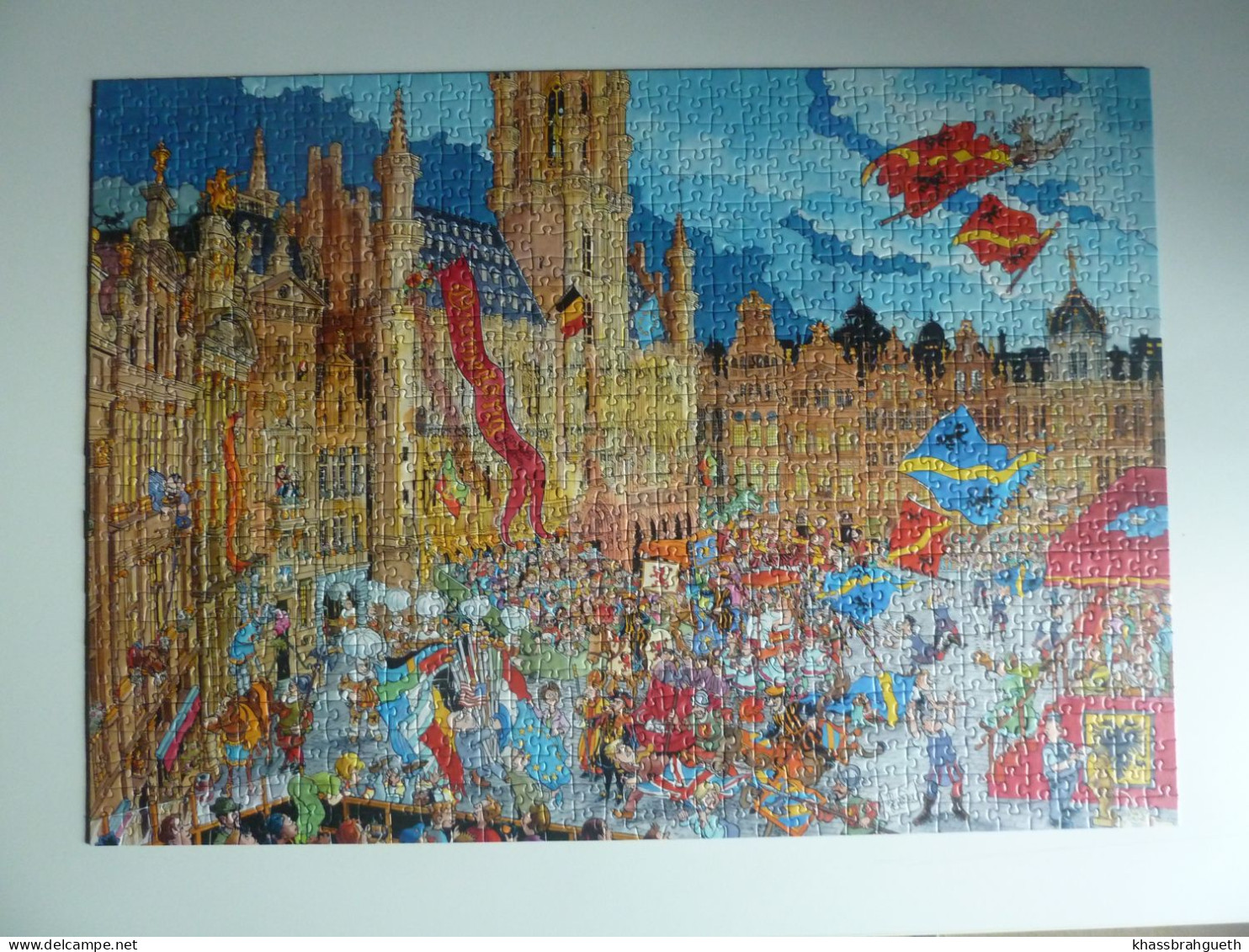 PUZZLE RAVENSBURGER (1000 P) - FLEROUSE / BRUXELLES - BRUSSEL - Rompecabezas