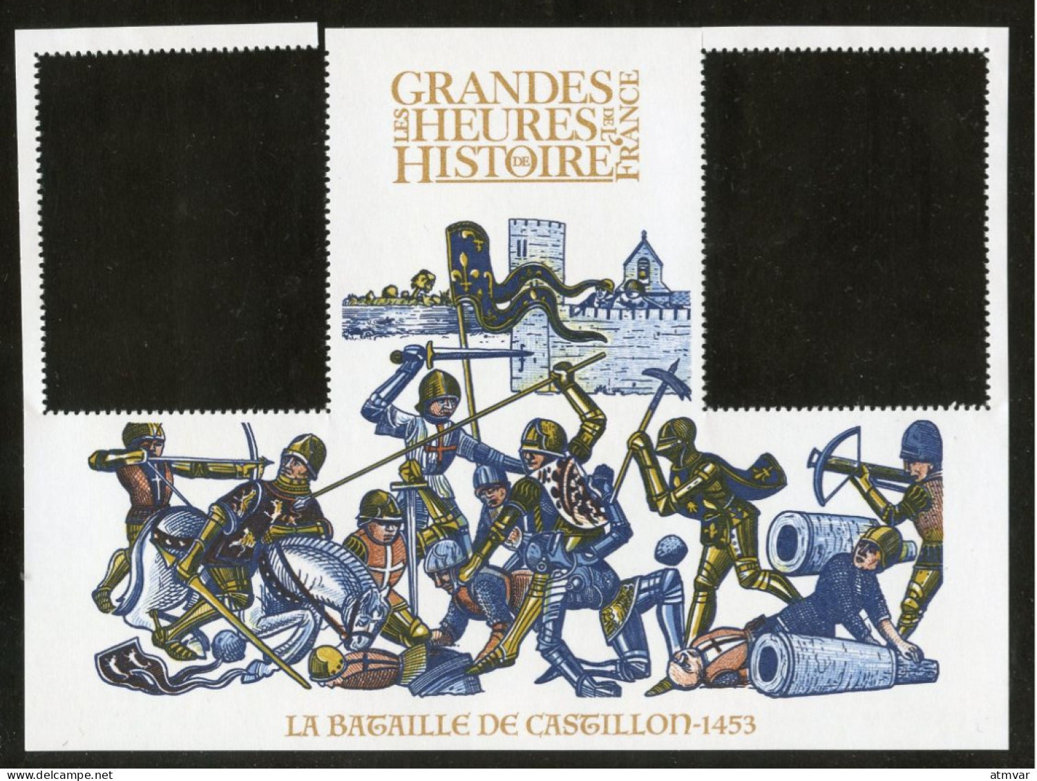 FRANCE (2023) Carte S Maximum Card S - Grandes Heures Histoire, La Bataille De Castillon 1453, Charles VII, Jean Bureau - 2020-…