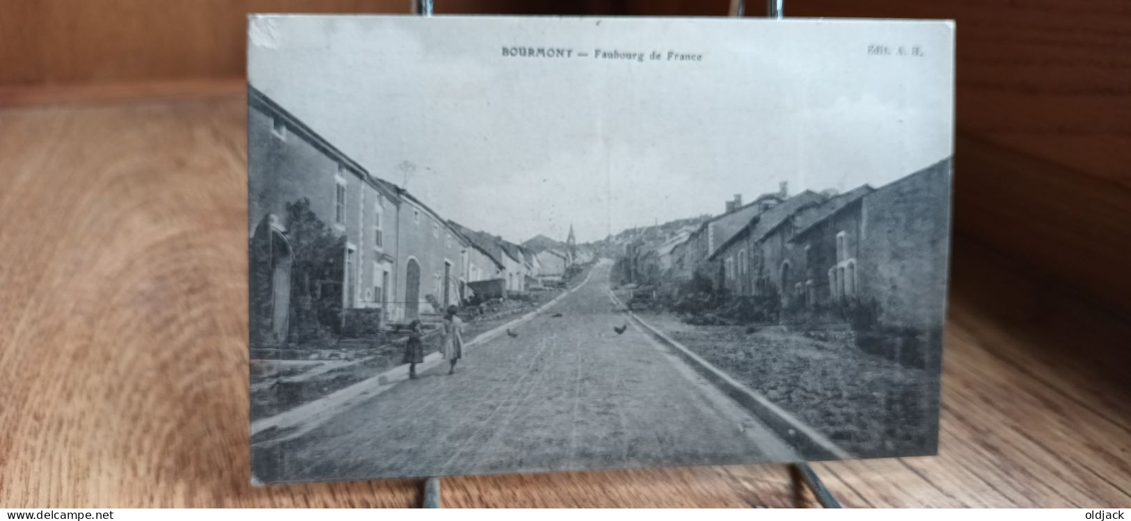 CPA  BOURMONT - Faubourg De FRANCE  1915, Enfants,..(S-09-24) - Bourmont