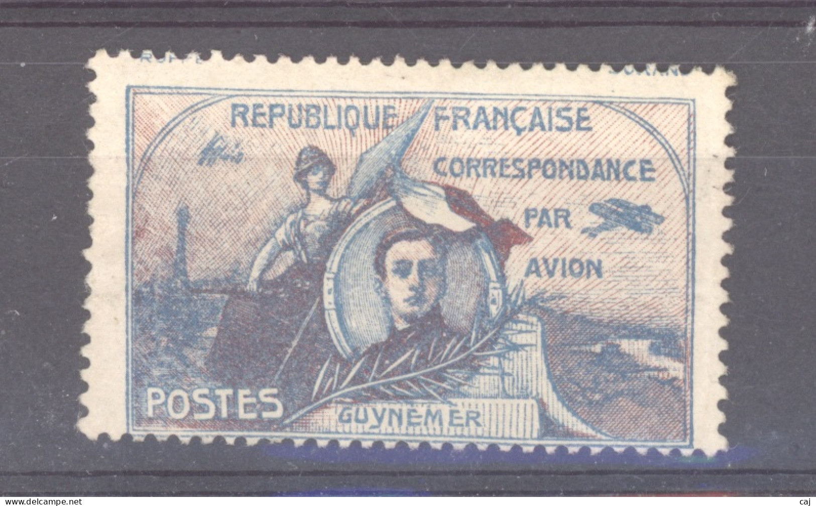 France  - Etiquettes De Poste Aérienne  :  Yv  1  (*)   Guynemer De 1920 - Autres & Non Classés