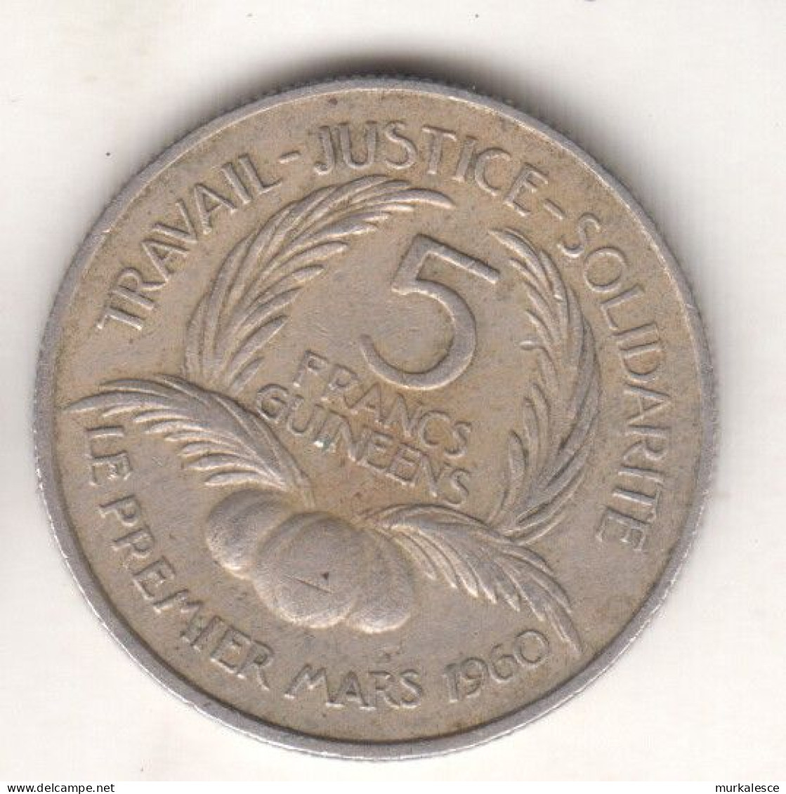 7317---5  FRANCS   GUINEENS  1960 - Guinée