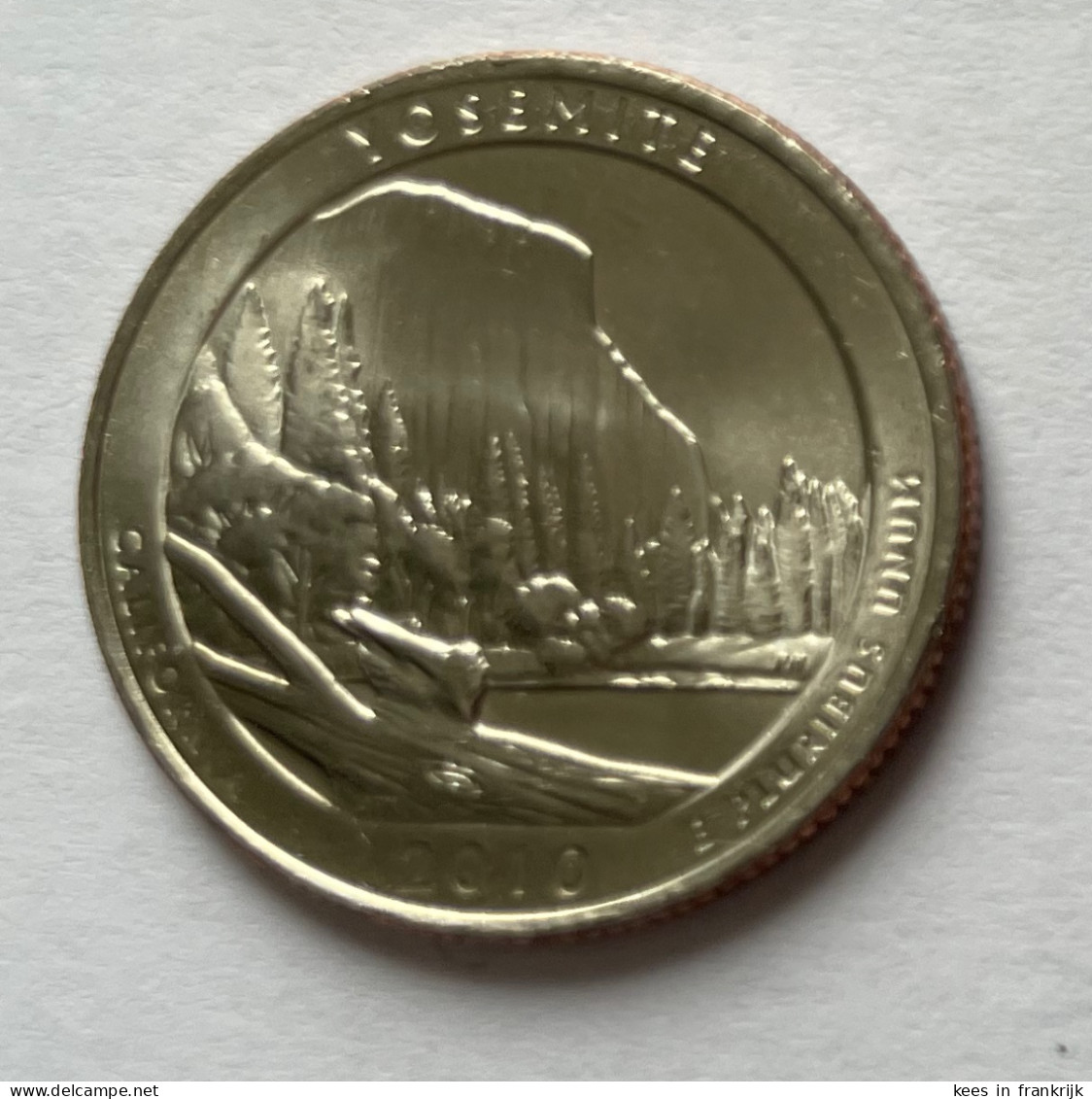 USA : 25 Cents 2010D - Yosemite National Park - 2010-...: National Parks