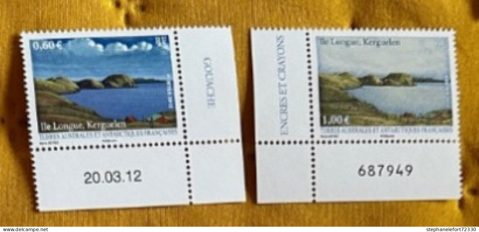 TAAF 2012 N° 628/629 ** Neuf MNH -  Port-Jeanne D'Arc - Ile Longue Kerguelen - Ongebruikt