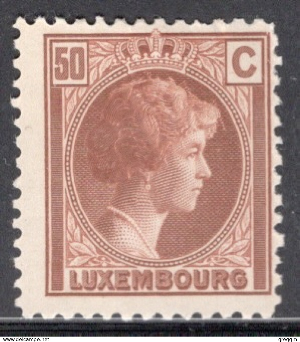 Luxembourg 1926 Single Grand Duchess Charlotte In Mounted Mint - 1926-39 Charlotte Rechtsprofil