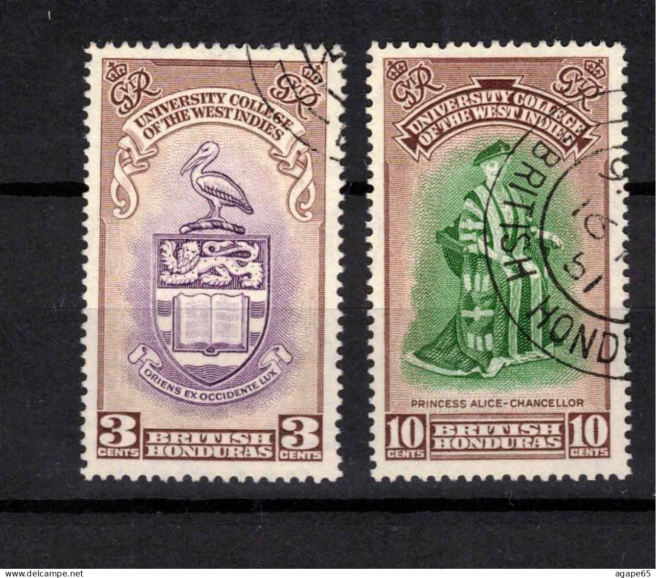 British Honduras, University Issue - Honduras Británica (...-1970)