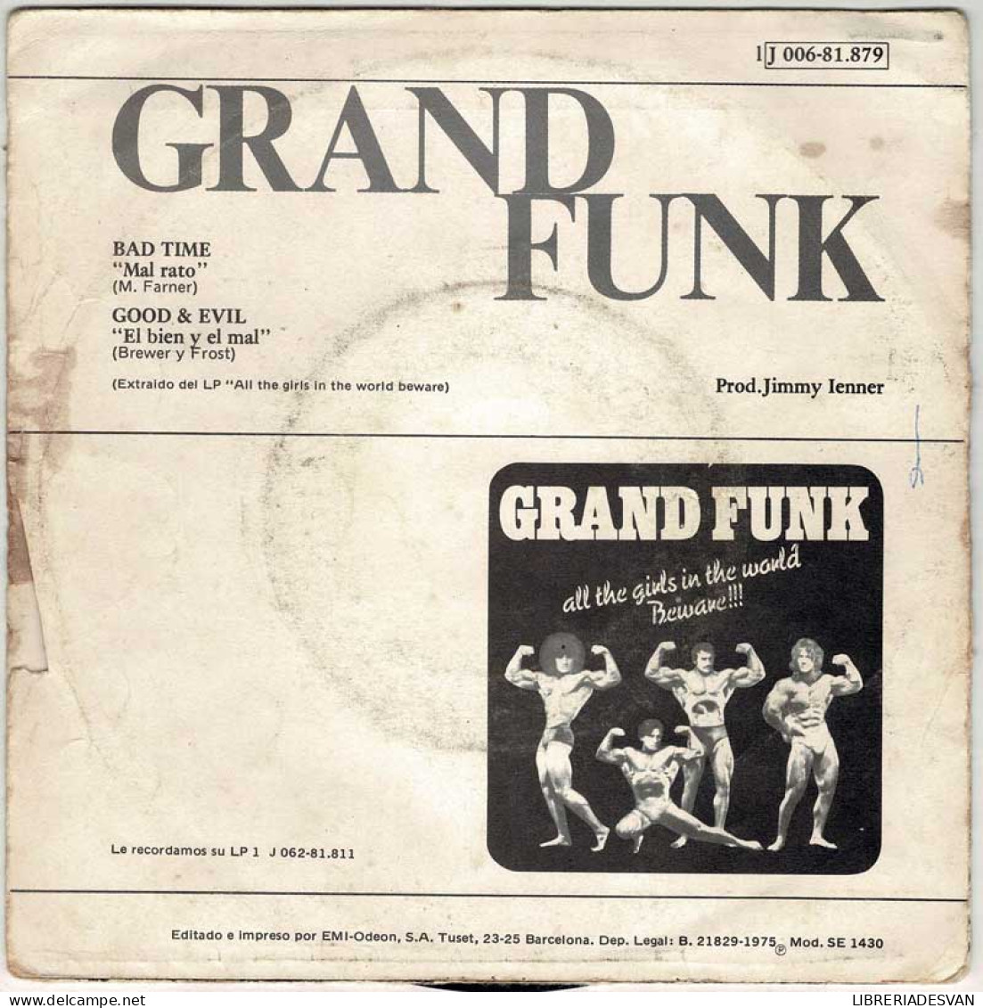 Grand Funk - Bad Time / Good & Evil. Single - Sonstige & Ohne Zuordnung