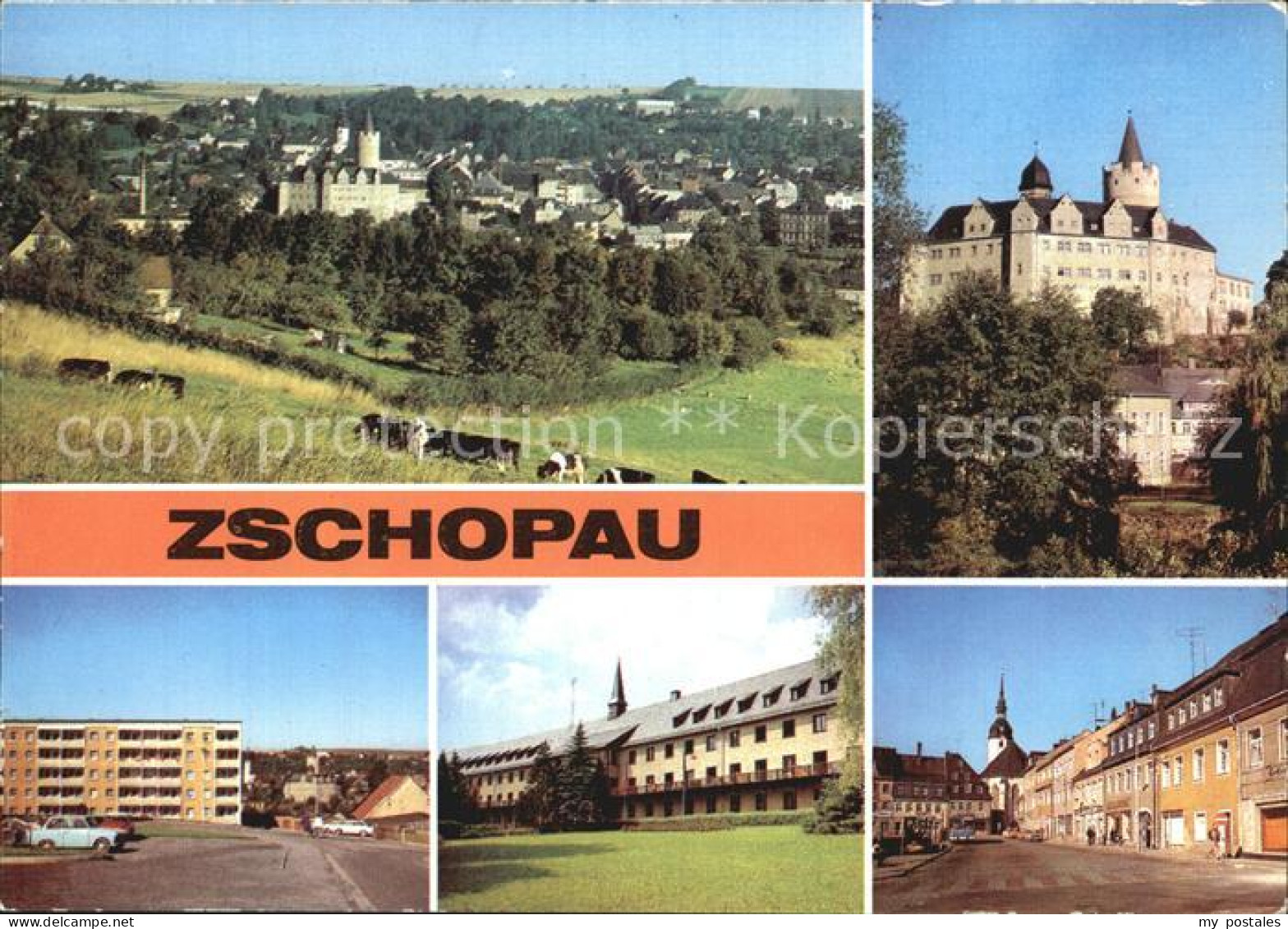 72547358 Zschopau Panorama Schloss Wildeck Stadtblick Warmbad Bergarbeitersiedlu - Zschopau