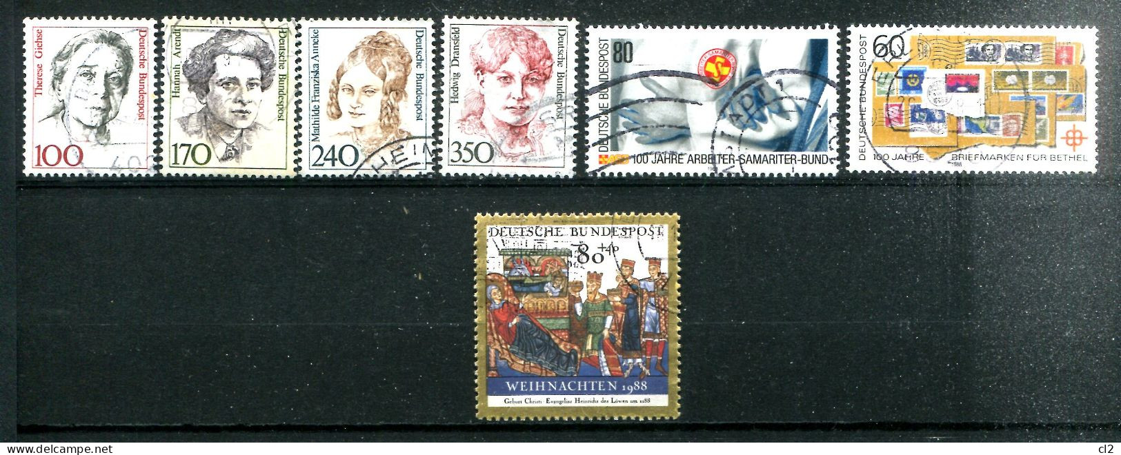 REPUBLIQUE FEDERALE ALLEMANDE - Lot De 39 Timbres De L'année 1988 - Jaarlijkse Verzamelingen