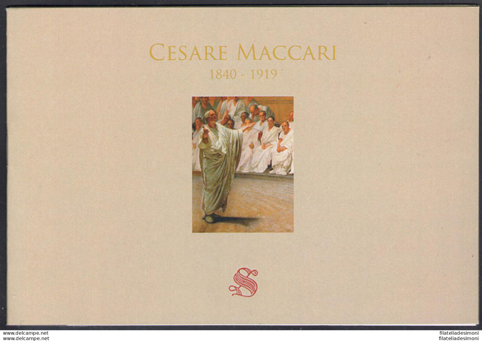 2019 ITALIA , Libretto Cesare Maccari , 30.000 Tiratura MNH** - Booklets