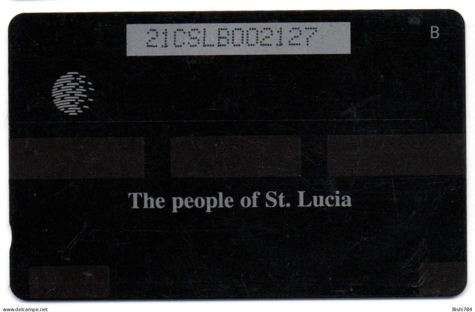 St. Lucia - Man, Woman & Child - 21CSLB - Sainte Lucie