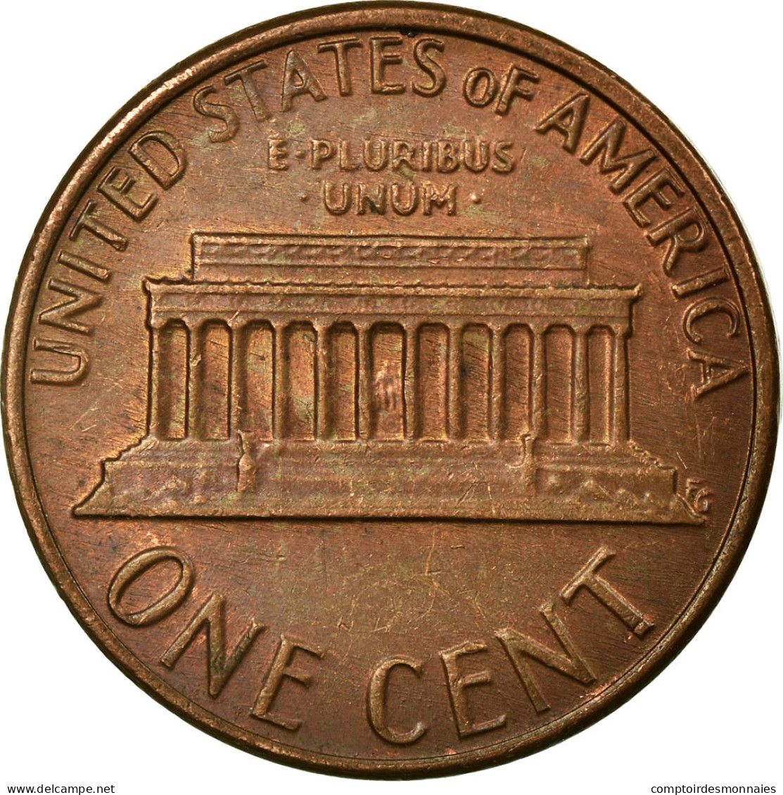 Monnaie, États-Unis, Lincoln Cent, Cent, 1980, U.S. Mint, Philadelphie, TB+ - 1959-…: Lincoln, Memorial Reverse