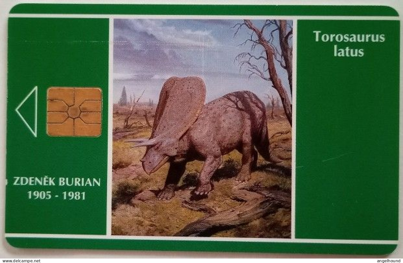 Czech Republic 150 Units Chip Card - Torosaurus Latus - Tchéquie