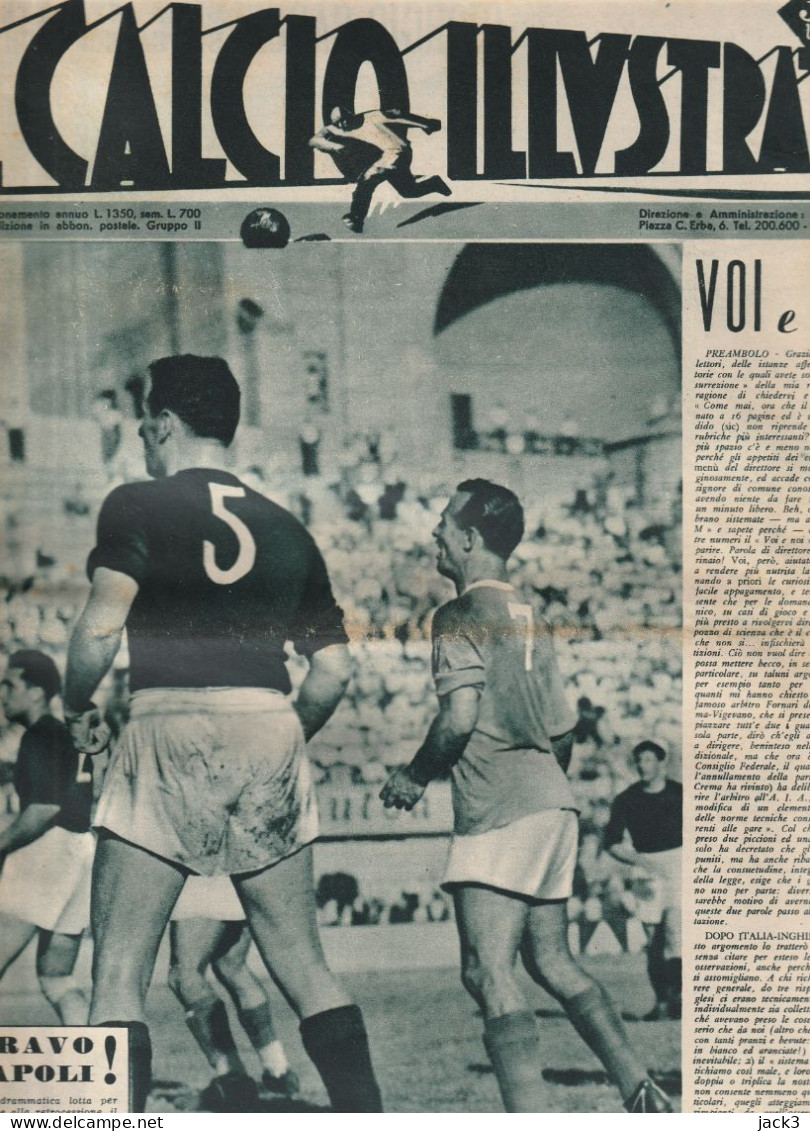 GIORNALE - IL CALCIO ILLUSTRATO  1948 - Sport