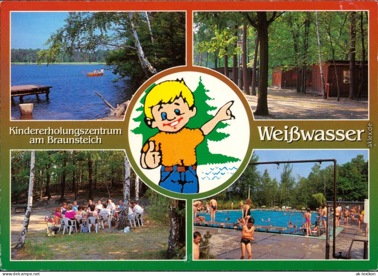 Weißwasser Oberlausitz   See, Bungalow's, Gruppe, Freibad 1997 - Weisswasser (Oberlausitz)