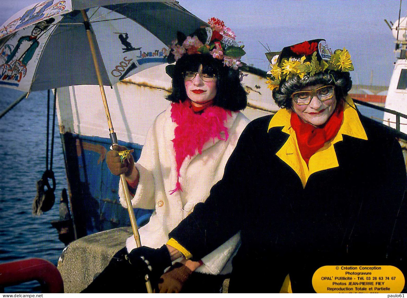 DUNKERQUE  Calendrier  Du Carnaval De La Region  DUNKERQUOISE Année 2001 - Tamaño Grande : 2001-...