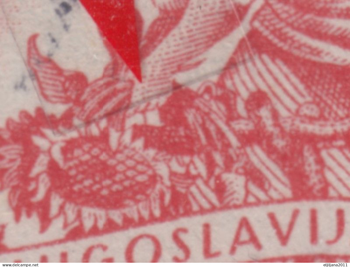 ⁕ Yugoslavia 1952 ⁕ Local Economy Mi.723 ⁕ 51v Used Type I. 15v & Type II, Shades, Some Nice Postmark & Errors- See Scan - Usati