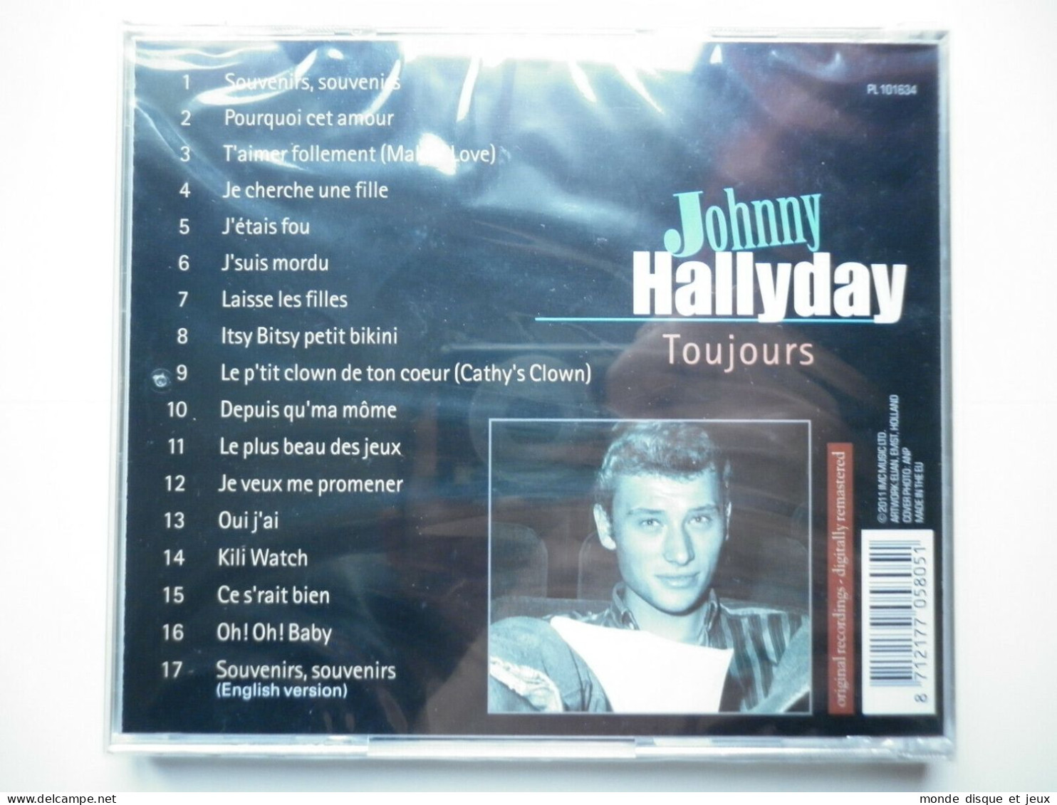 Johnny Hallyday Cd Album Toujours - Autres - Musique Française