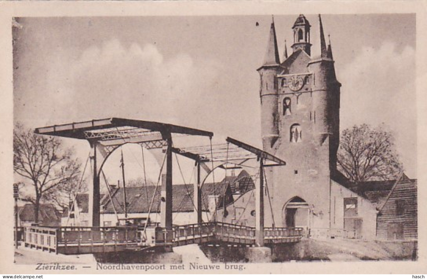 485565Zierikzee, Noordhavenpoort Met Nieuwe Brug. 1931. - Zierikzee