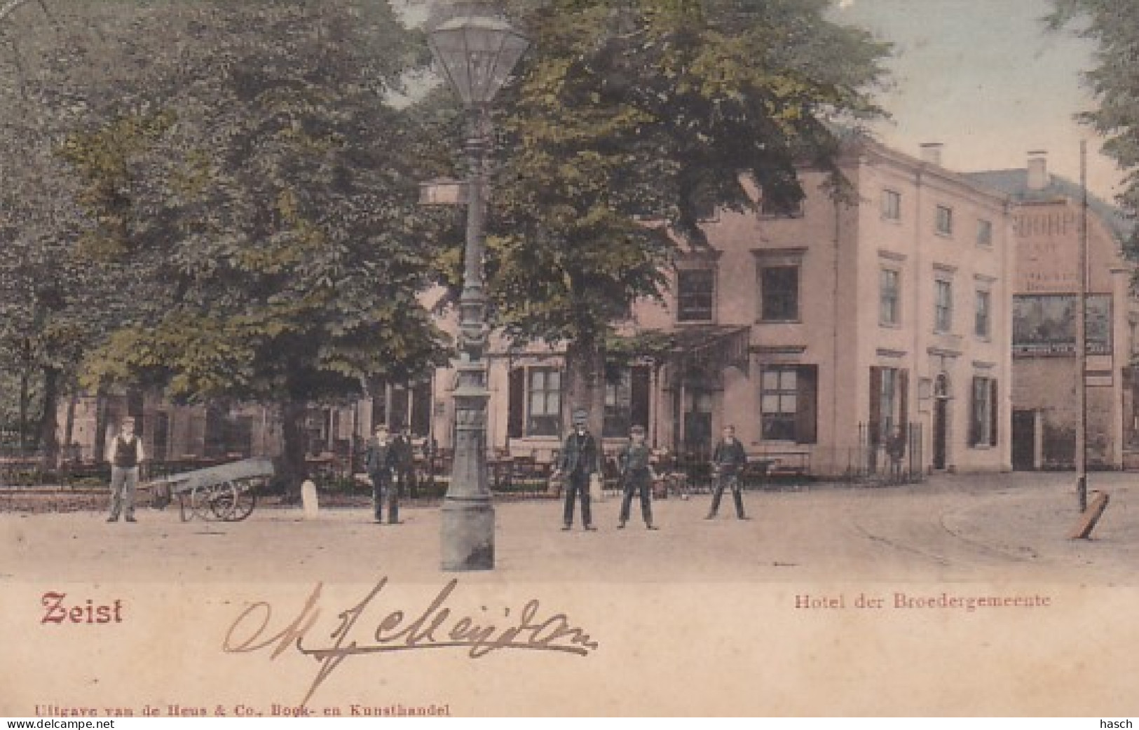 485620Zeist, Hotel Der Broedergemeente. (Poststempel 1902) - Zeist