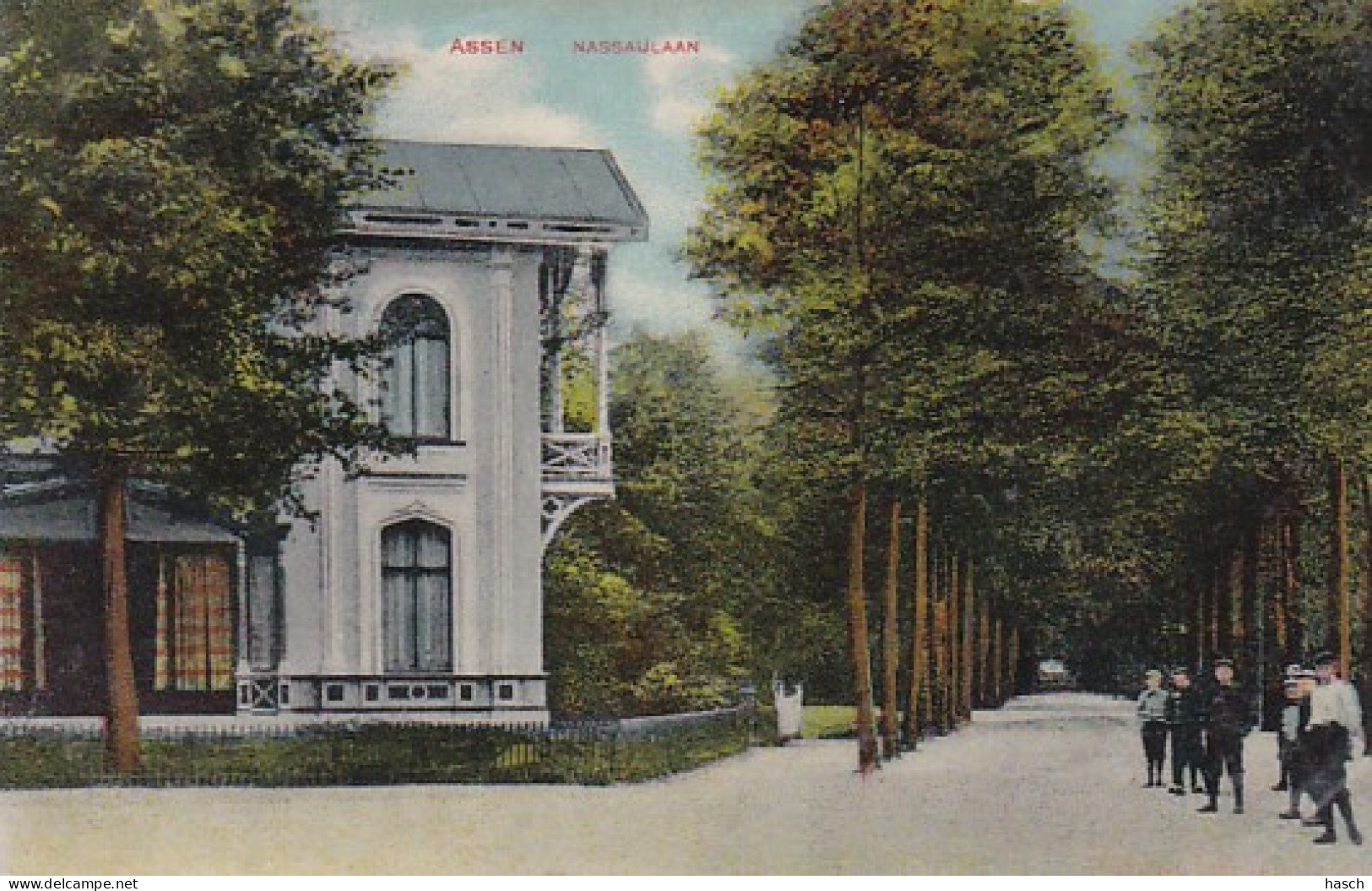 4858209Assen, Nassaulaan. 1909.  - Assen