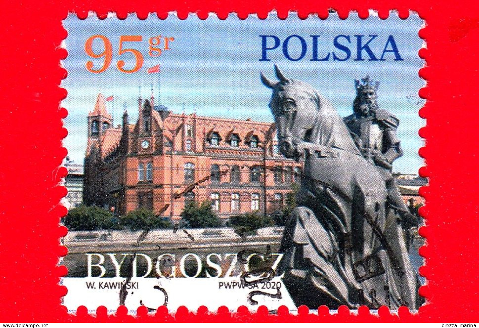 POLONIA - Usato - 2020 - Città Della Polonia - Bydgoszcz - Architettura - 95 - Gebruikt