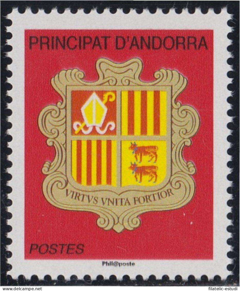 Andorra Francesa 701 2010 Escudo Shield MNH - Sonstige & Ohne Zuordnung