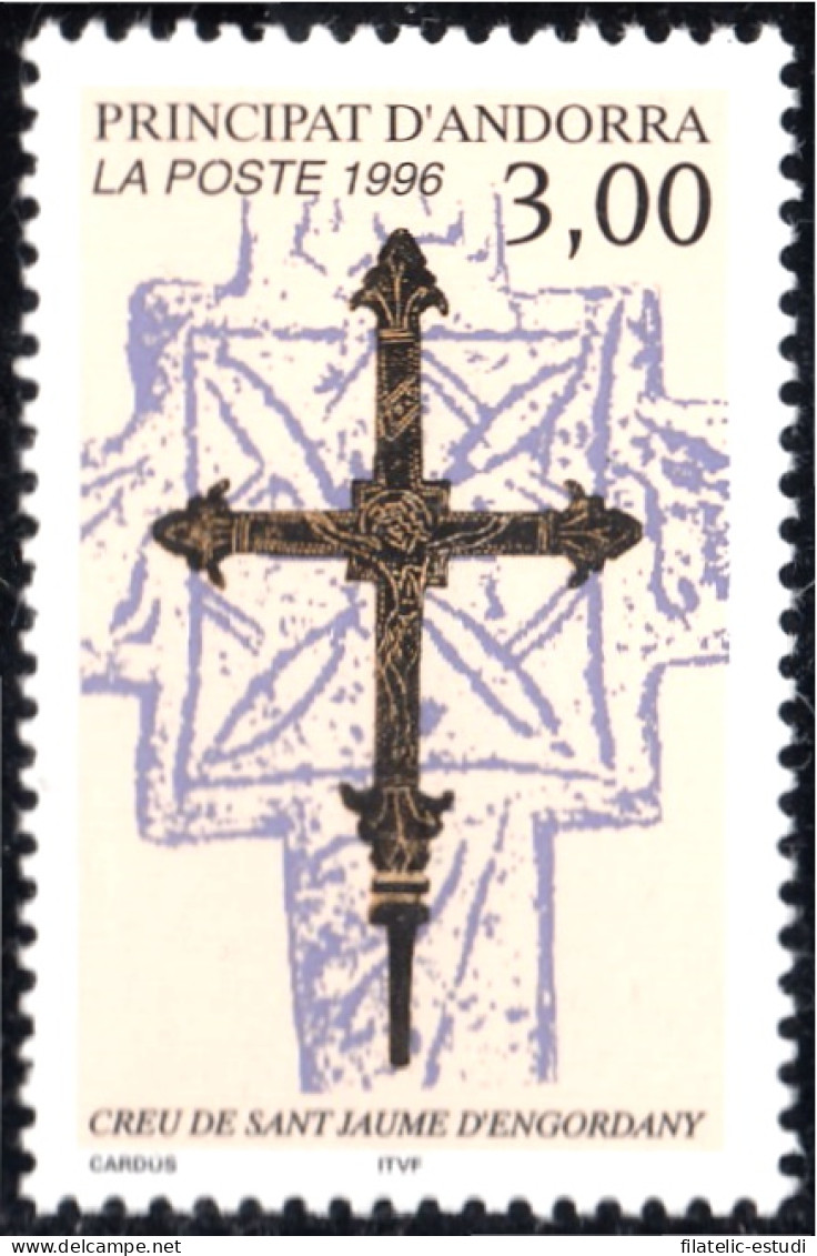 Andorra Francesa 474 1996 Arte Religioso Cruz De San Jaume De Engordany  MNH - Sonstige & Ohne Zuordnung