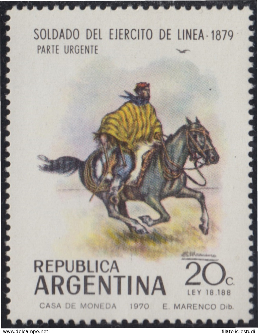 Argentina 873 1970 Día Del Ejército MH - Andere & Zonder Classificatie