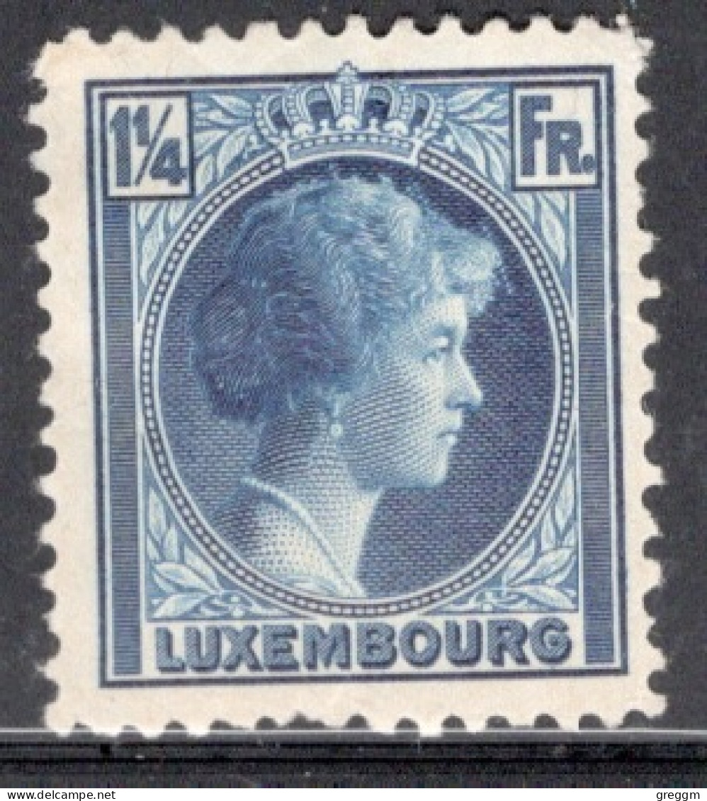 Luxembourg 1926 Single Grand Duchess Charlotte In Mounted Mint - 1926-39 Charlotte Rechterzijde