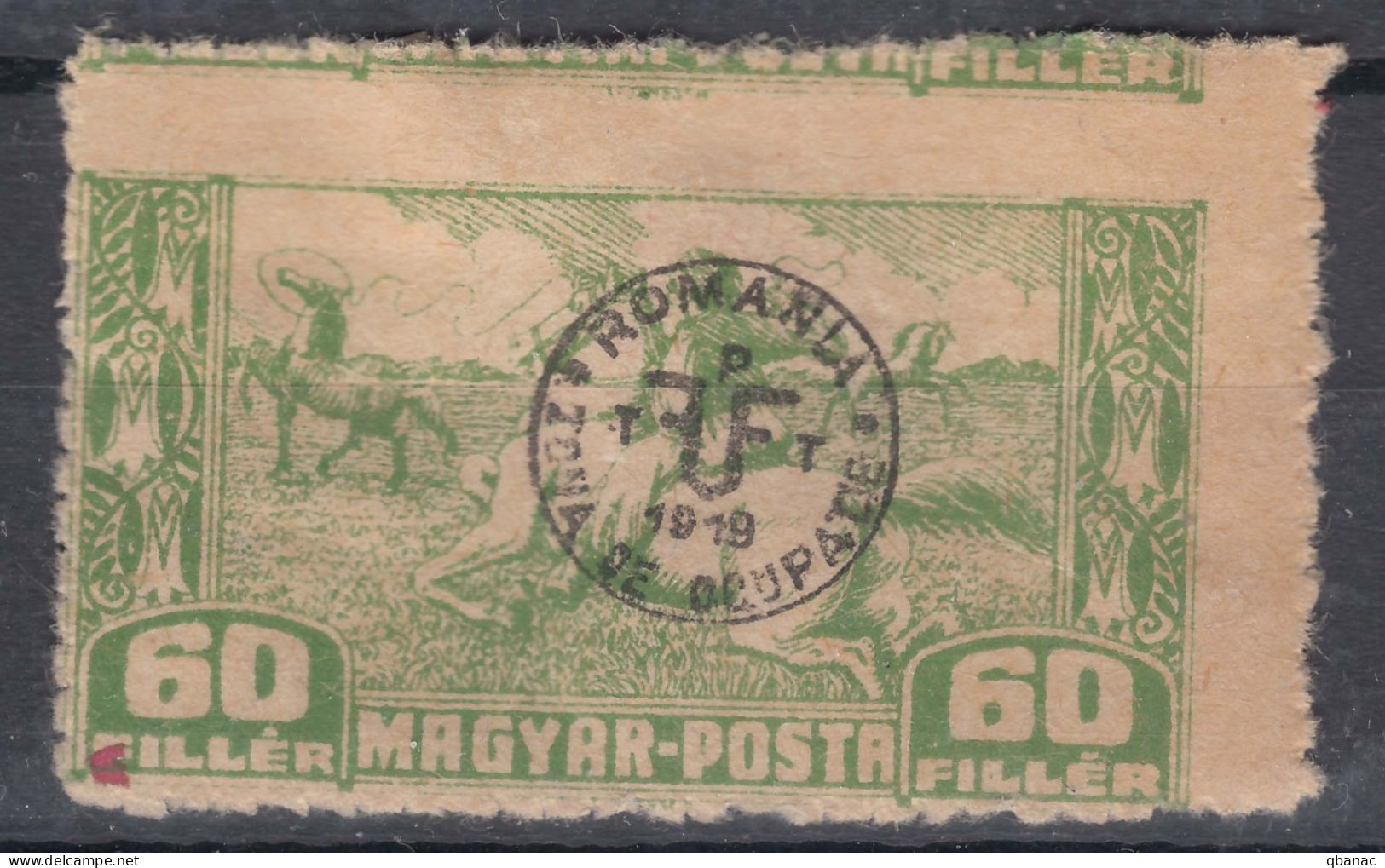 Hungary Debrecen Debreczin 1920 Second Issue, Ordinary Paper Mi#90 X Mint Hinged - Debreczen