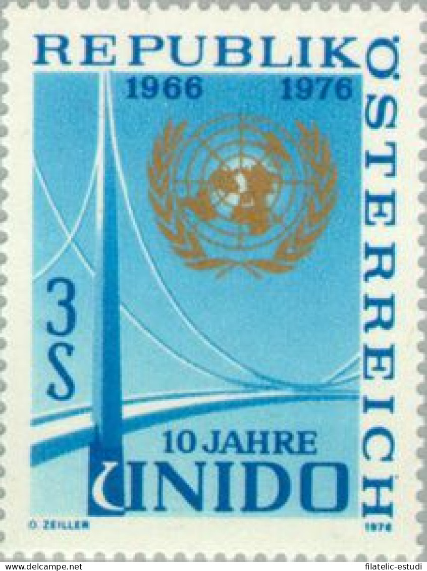 Österreich Austria  - 1362 - 1976 10º Aniv. De La ONUDI LUJO - Andere & Zonder Classificatie