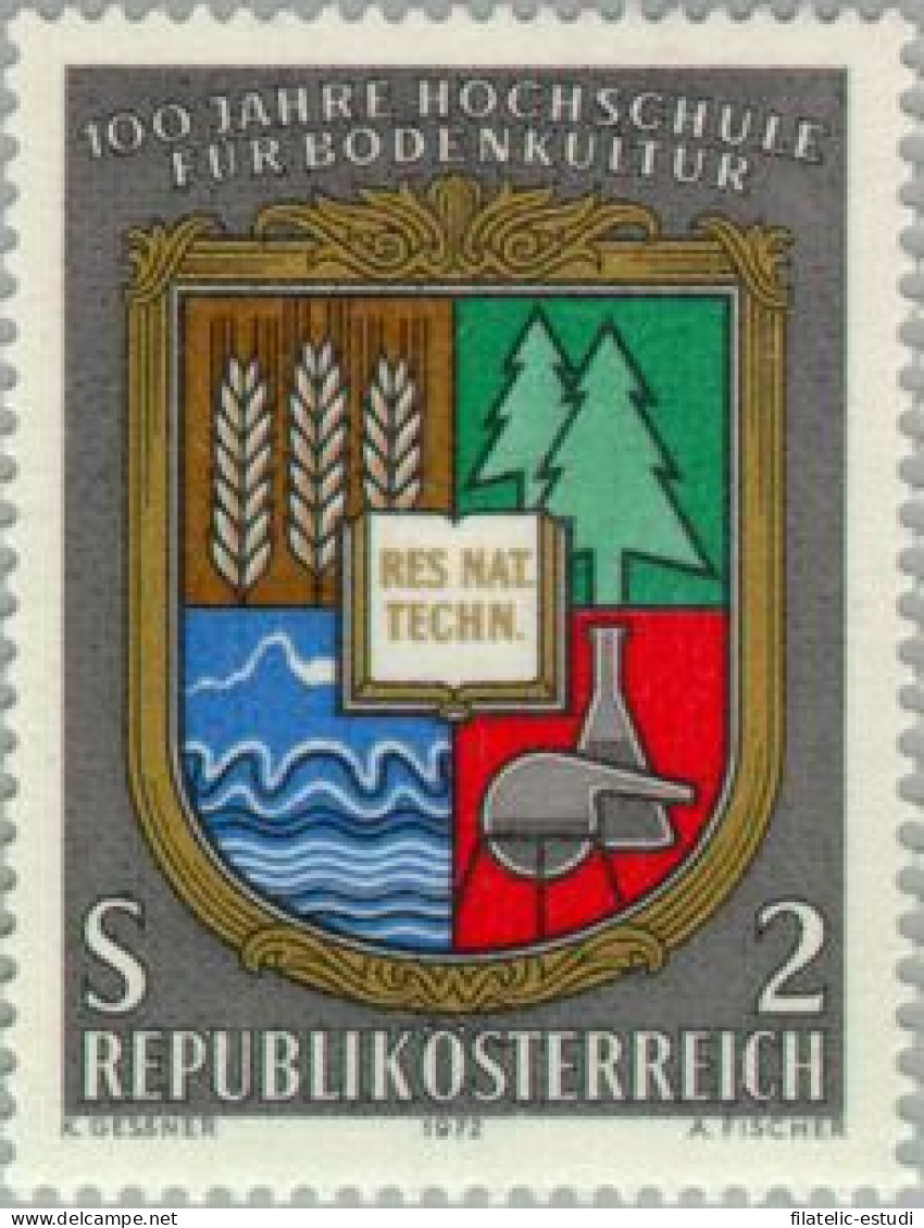 Österreich Austria - 1230 - 1972 Cent. De La Escula De Agricultura Lujo - Autres & Non Classés