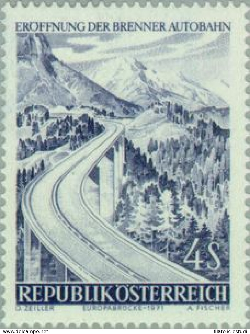 Österreich Austria - 1201 - 1971 Apertura De La Carretera De Brenner Lujo - Autres & Non Classés