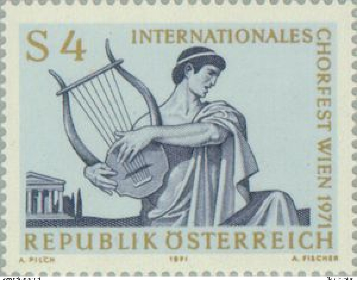 Österreich Austria - 1194 - 1971 Festival Inter. De Corales-Viena-Lujo - Altri & Non Classificati