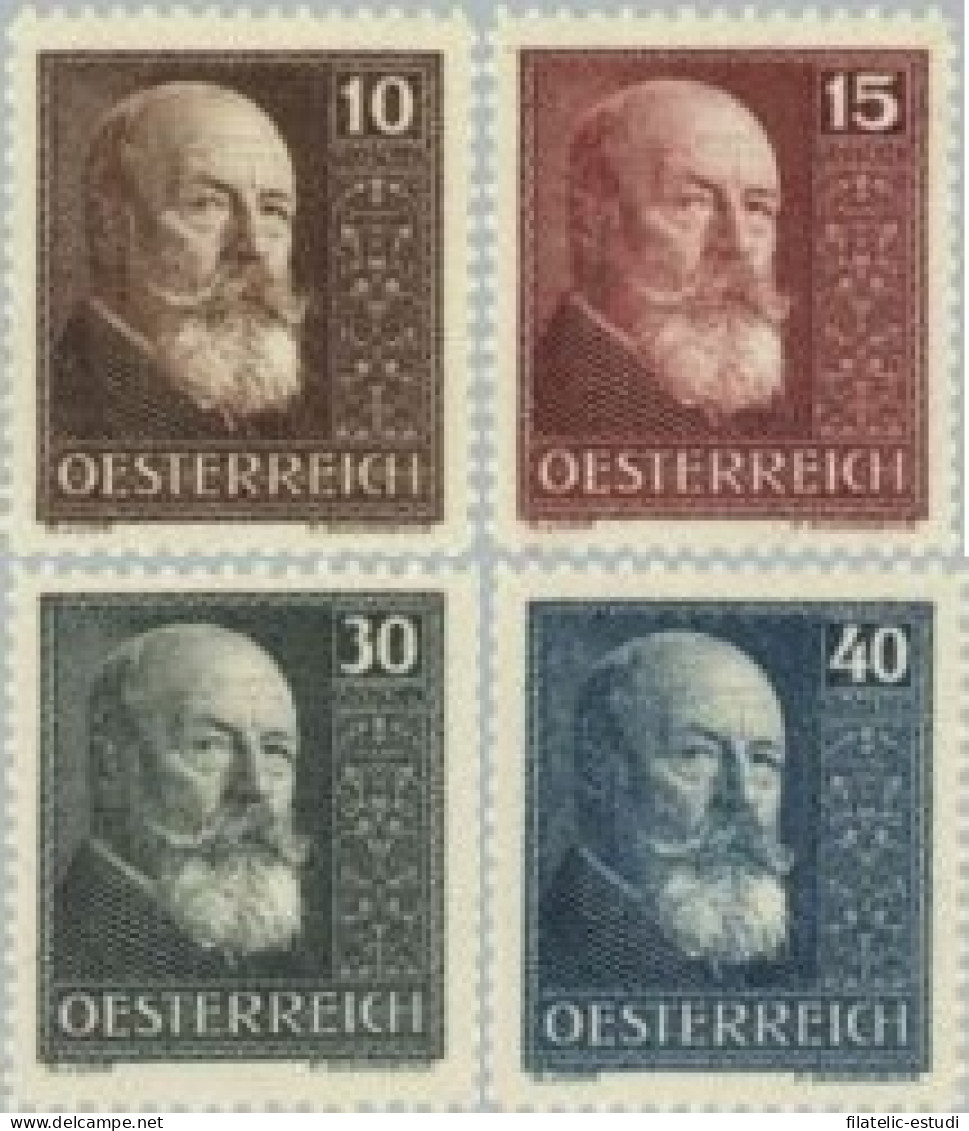 Österreich Austria 374/77 1928 10º Aniv. República-presidente Hainisch-Lujo - Autres & Non Classés