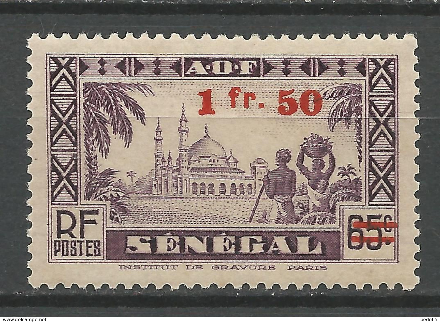 SENEGAL N° 190 NEUF** LUXE SANS CHARNIERE NI TRACE  / Hingeless / MNH - Unused Stamps