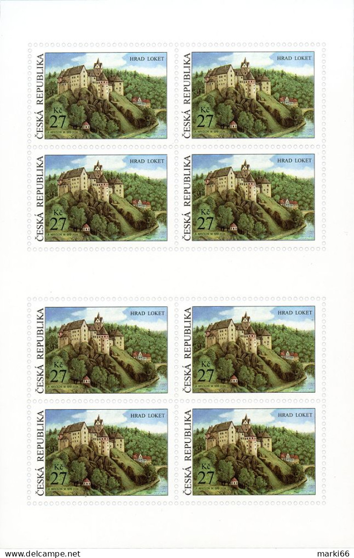 Czech Republic - 2024 - Beauties Of Our Country - Loket Castle - Mint Miniature Stamp Sheet - Ungebraucht