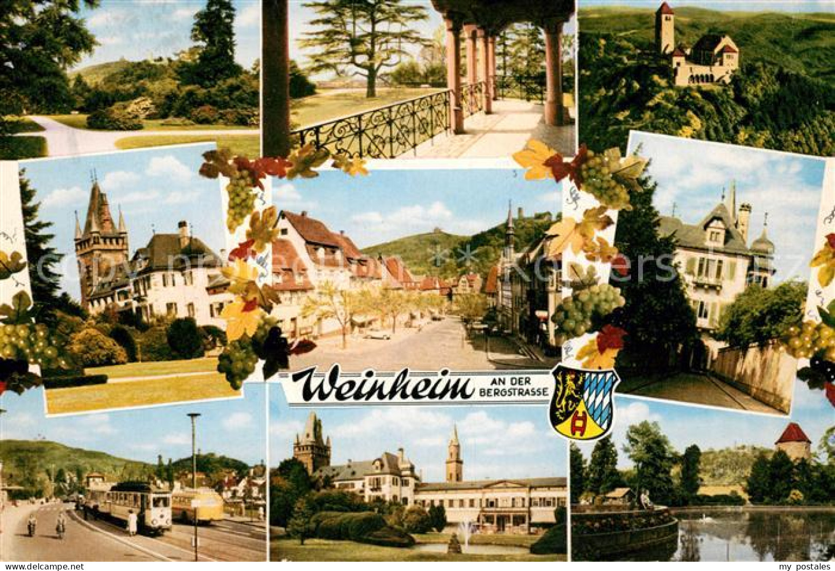 73111882 Weinheim Bergstrasse Schloss Strassenbahn Weinheim - Weinheim