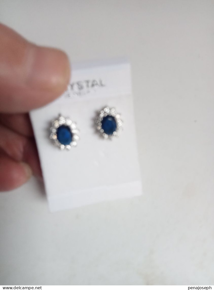 Boucle D'oreille Bleu - Boucles D'oreilles